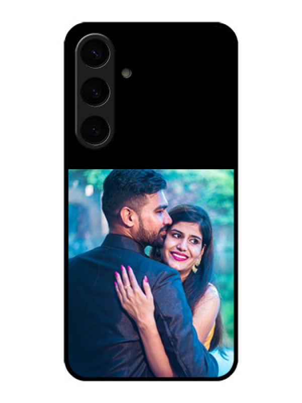 Custom Galaxy S24 Plus 5G Custom Glass Phone Case - Upload Full Picture With Custom Color Design