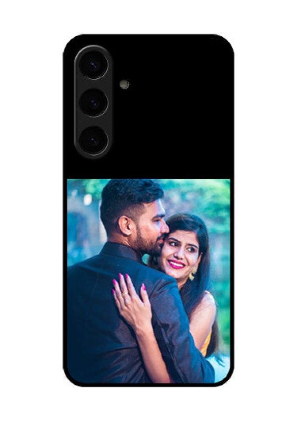 Galaxy S24 Plus 5G Custom Glass Phone Case - Upload Full Picture With Custom Color Design