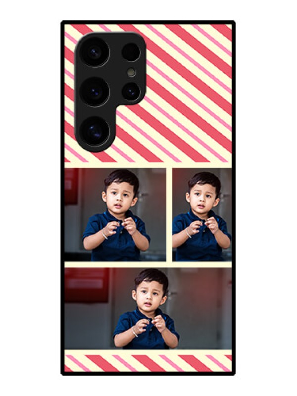 Custom Samsung Galaxy S24 Ultra 5G Custom Glass Phone Case - Picture Upload Mobile Case Design