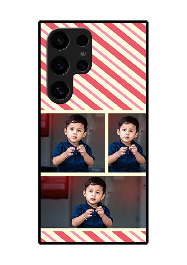 Samsung Galaxy S24 Ultra 5G Custom Glass Phone Case - Picture Upload Mobile Case Design