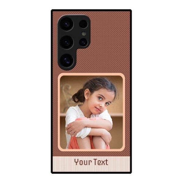 Samsung Galaxy S24 Ultra 5G Custom Glass Phone Case - Simple Pic Upload Design Samsung Galaxy S24 Ultra 5G Custom Glass Phone Case - Simple Pic Upload Design