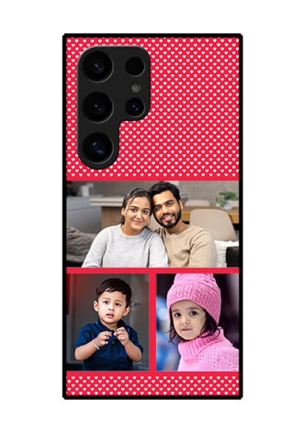 Samsung Galaxy S24 Ultra 5G Custom Glass Phone Case - Bulk Photo Upload Design