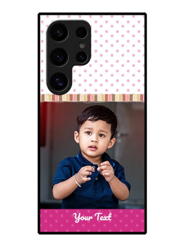 Custom Samsung Galaxy S24 Ultra 5G Custom Glass Phone Case - Cute Girls Cover Design