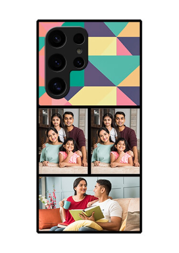 Samsung Galaxy S24 Ultra 5G Custom Glass Phone Case - Bulk Pic Upload Design