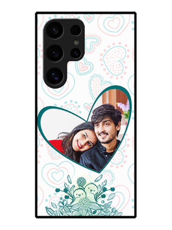 Custom Samsung Galaxy S24 Ultra 5G Custom Glass Phone Case - Premium Couple Design