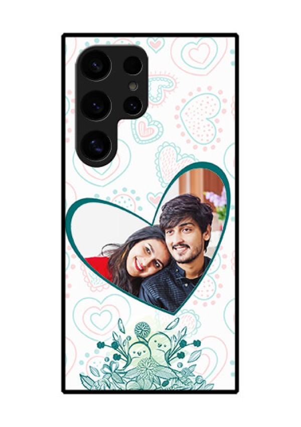 Samsung Galaxy S24 Ultra 5G Custom Glass Phone Case - Premium Couple Design