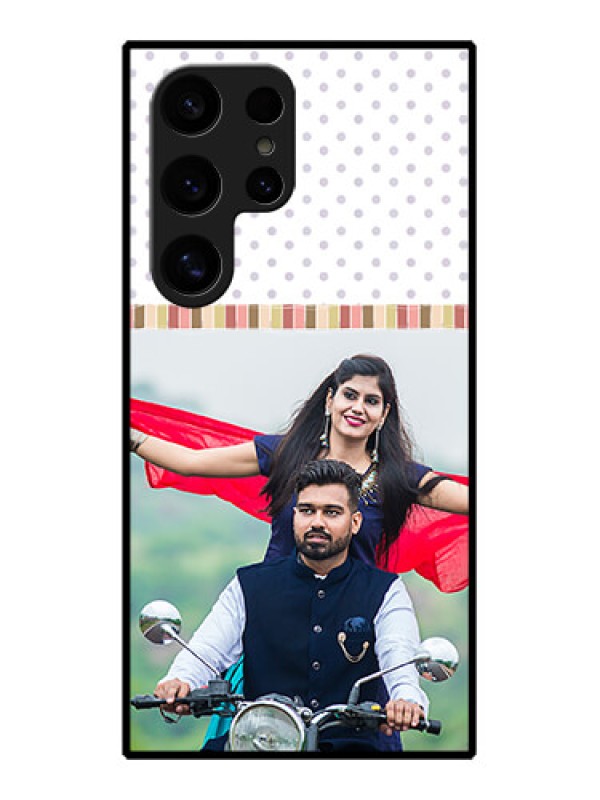 Custom Samsung Galaxy S24 Ultra 5G Custom Glass Phone Case - Cute Family Design