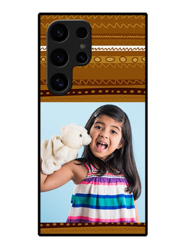 Custom Samsung Galaxy S24 Ultra 5G Custom Glass Phone Case - Friends Picture Upload Design