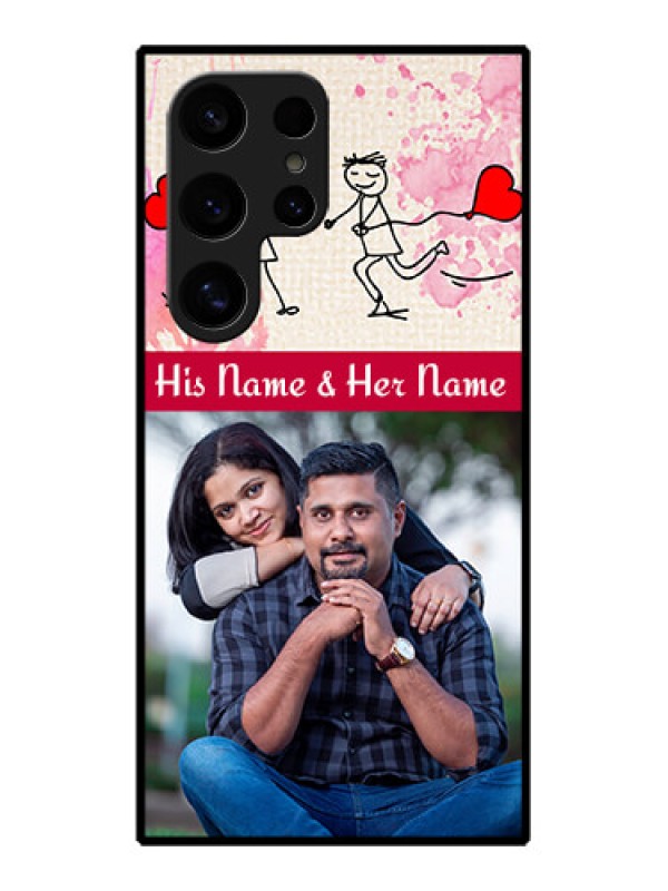 Custom Samsung Galaxy S24 Ultra 5G Custom Glass Phone Case - You And Me Case Design