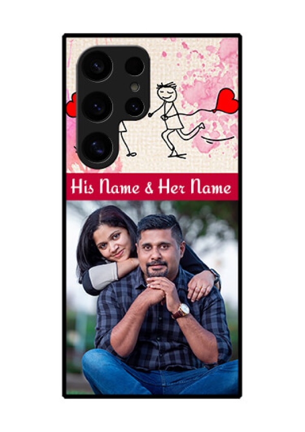 Samsung Galaxy S24 Ultra 5G Custom Glass Phone Case - You And Me Case Design