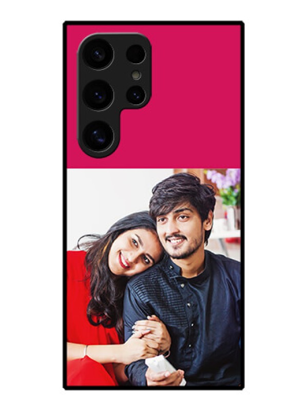 Custom Samsung Galaxy S24 Ultra 5G Custom Glass Phone Case - Anniversary Cover Design