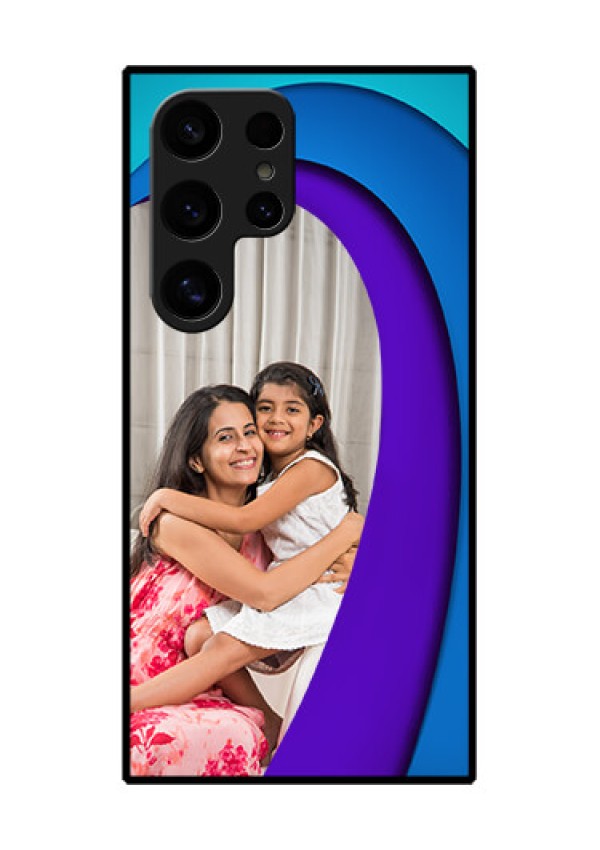 Samsung Galaxy S24 Ultra 5G Custom Glass Phone Case - Simple Pattern Design