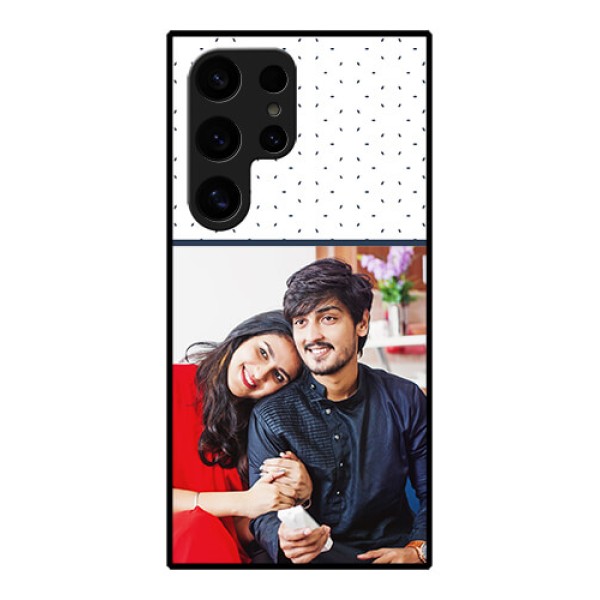 Samsung Galaxy S24 Ultra 5G Custom Glass Phone Case - Premium Dot Design