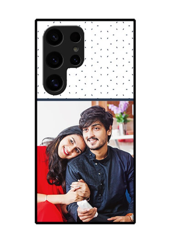 Samsung Galaxy S24 Ultra 5G Custom Glass Phone Case - Premium Dot Design