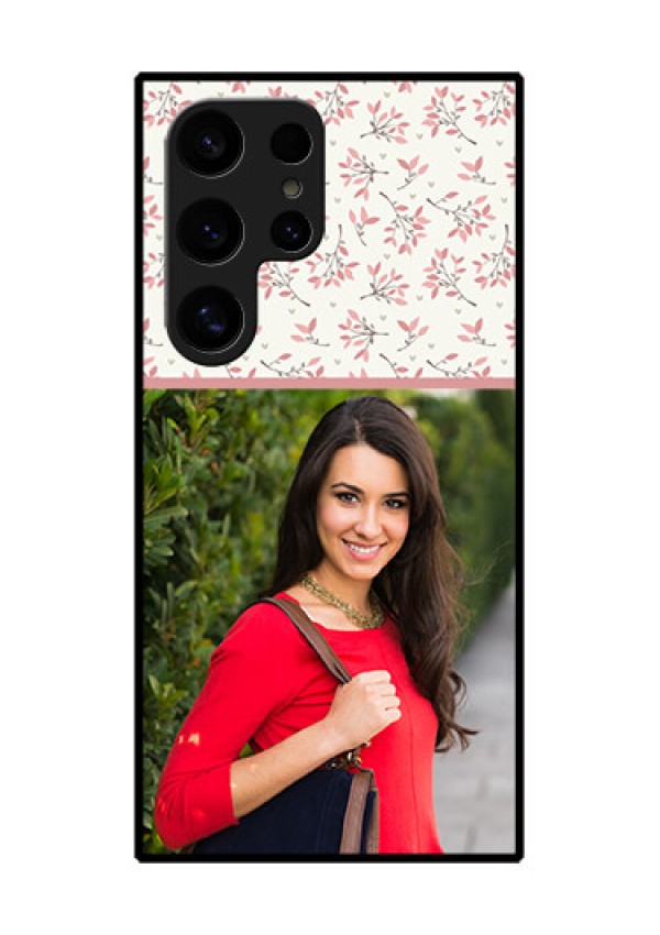 Samsung Galaxy S24 Ultra 5G Custom Glass Phone Case - Stunning Floral Design