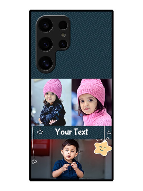 Custom Samsung Galaxy S24 Ultra 5G Custom Glass Phone Case - Hanging Stars Design