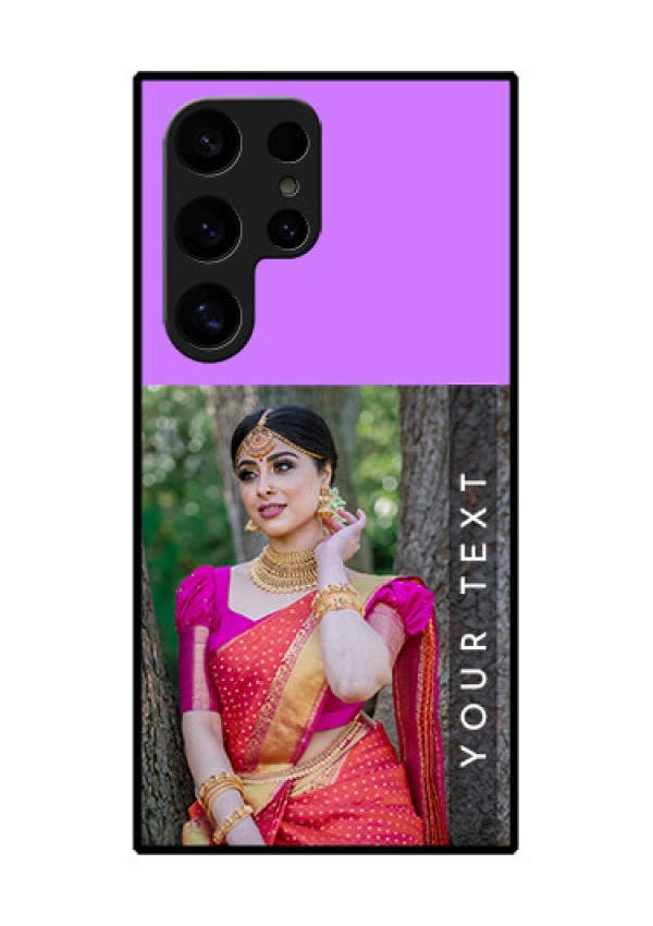 Samsung Galaxy S24 Ultra 5G Custom Glass Phone Case - Birthday Icons Design