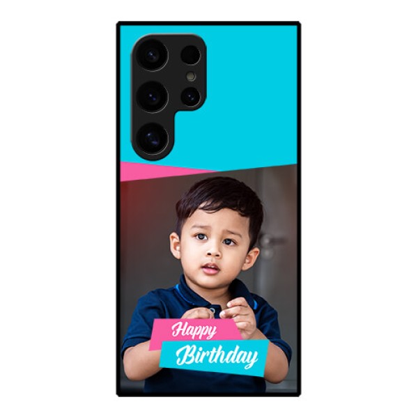 Samsung Galaxy S24 Ultra 5G Custom Glass Phone Case - Image Holder With 2 Color Design Samsung Galaxy S24 Ultra 5G Custom Glass Phone Case - Image Holder With 2 Color Design