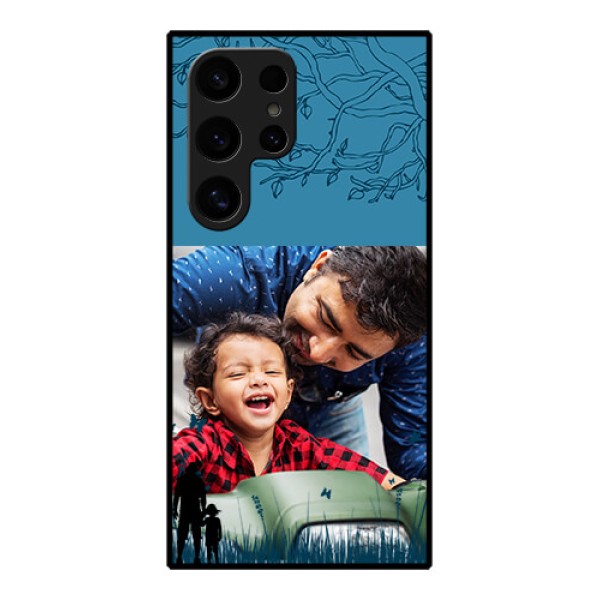 Samsung Galaxy S24 Ultra 5G Custom Glass Phone Case - Best Dad Design