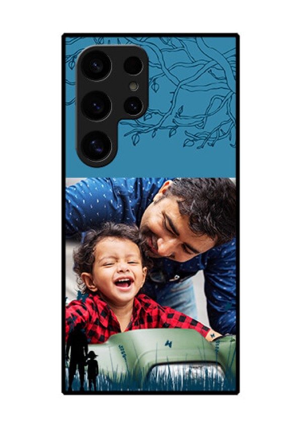 Samsung Galaxy S24 Ultra 5G Custom Glass Phone Case - Best Dad Design