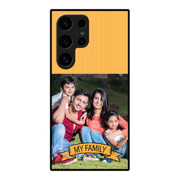Samsung Galaxy S24 Ultra 5G Custom Glass Phone Case - My Family Design