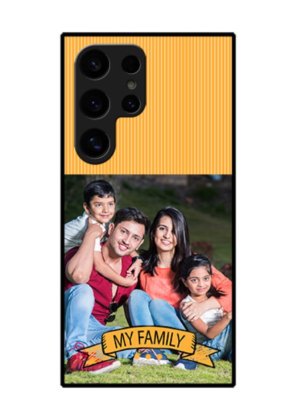 Samsung Galaxy S24 Ultra 5G Custom Glass Phone Case - My Family Design