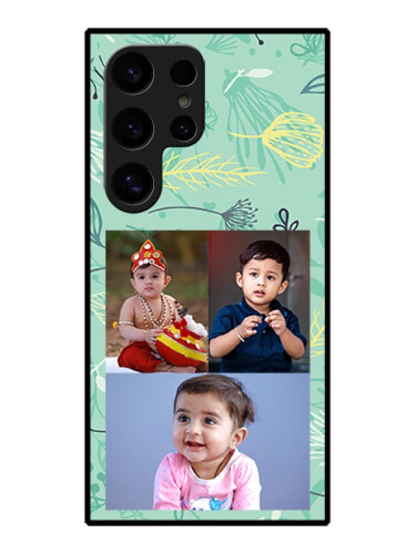 Custom Samsung Galaxy S24 Ultra 5G Custom Glass Phone Case - Forever Family Design