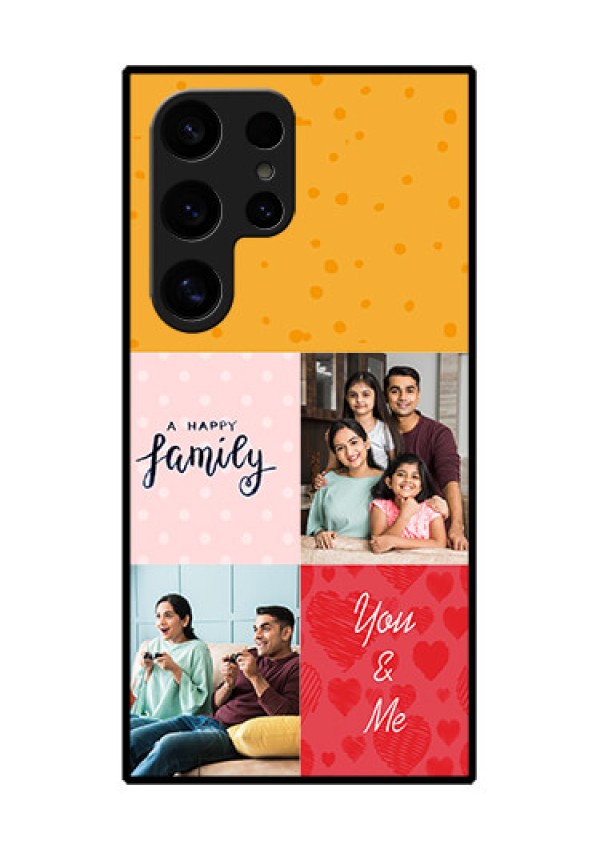 Samsung Galaxy S24 Ultra 5G Custom Glass Phone Case - Images With Quotes Design