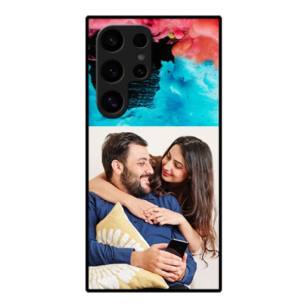 Samsung Galaxy S24 Ultra 5G Custom Glass Phone Case - Quote With Acrylic Painting Design Samsung Galaxy S24 Ultra 5G Custom Glass Phone Case - Quote With Acrylic Painting Design