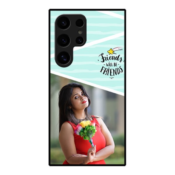 Samsung Galaxy S24 Ultra 5G Custom Glass Phone Case - Friends Picture Icon Design Samsung Galaxy S24 Ultra 5G Custom Glass Phone Case - Friends Picture Icon Design