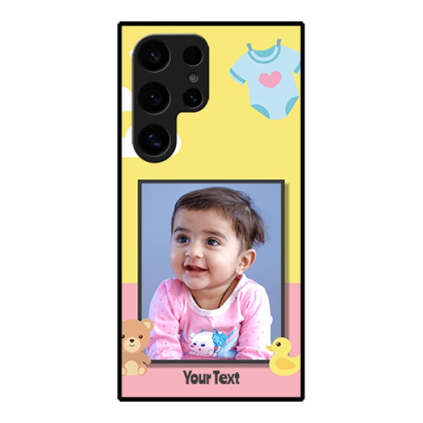 Samsung Galaxy S24 Ultra 5G Custom Glass Phone Case - Kids 2 Color Design Samsung Galaxy S24 Ultra 5G Custom Glass Phone Case - Kids 2 Color Design