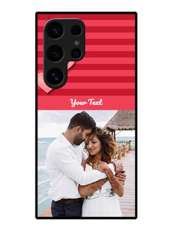 Custom Samsung Galaxy S24 Ultra 5G Custom Glass Phone Case - Valentines Day Design