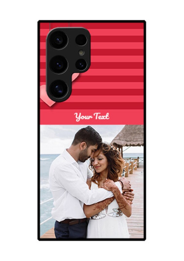 Samsung Galaxy S24 Ultra 5G Custom Glass Phone Case - Valentines Day Design