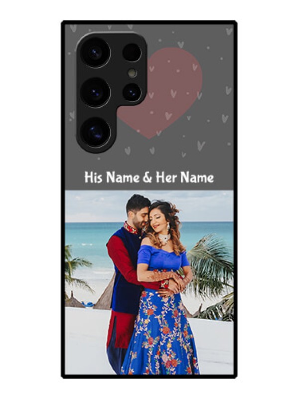 Custom Samsung Galaxy S24 Ultra 5G Custom Glass Phone Case - Buy Love Design With Photo Online