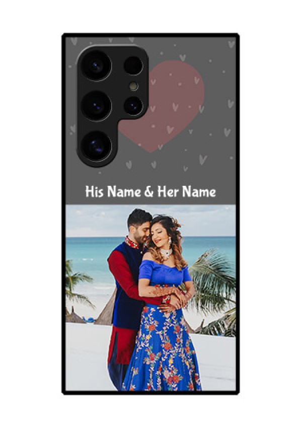 Samsung Galaxy S24 Ultra 5G Custom Glass Phone Case - Buy Love Design With Photo Online