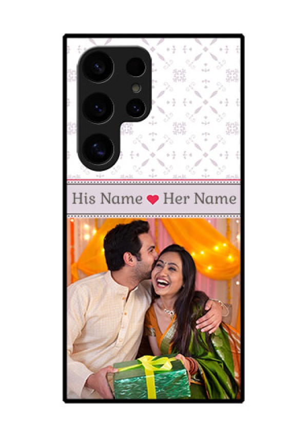 Samsung Galaxy S24 Ultra 5G Custom Glass Phone Case - With Photo And Ethnic Design