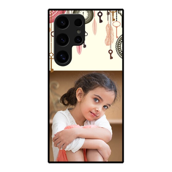 Samsung Galaxy S24 Ultra 5G Custom Glass Phone Case - Boho Style Design