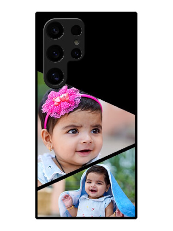 Custom Samsung Galaxy S24 Ultra 5G Custom Glass Phone Case - Semi Cut Design