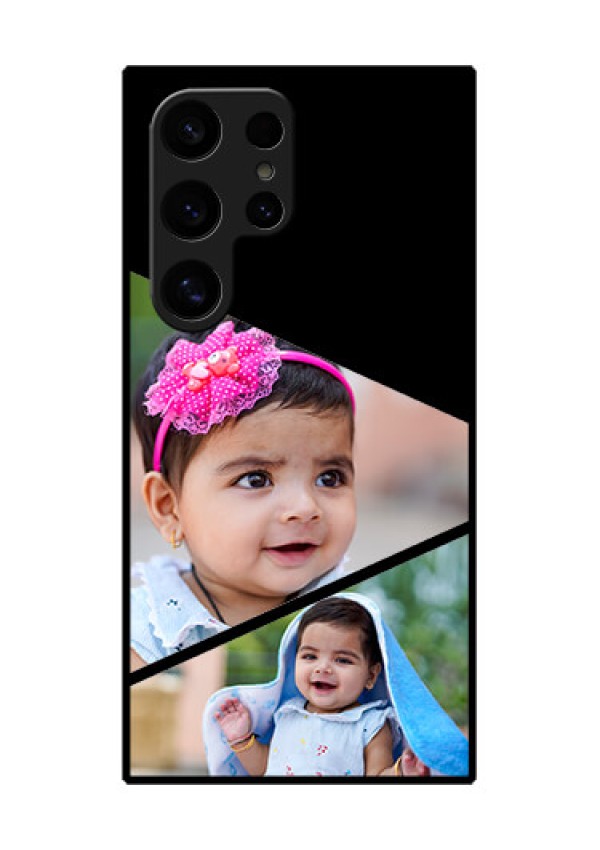 Samsung Galaxy S24 Ultra 5G Custom Glass Phone Case - Semi Cut Design