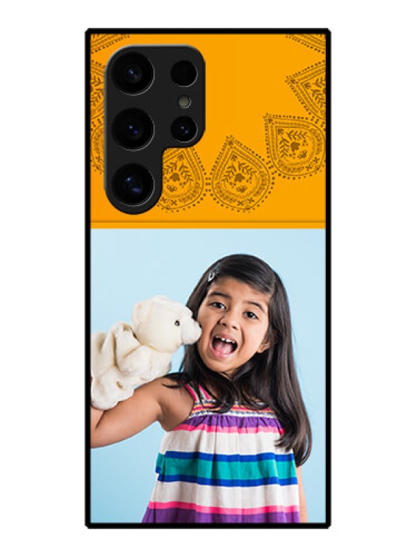 Custom Samsung Galaxy S24 Ultra 5G Custom Glass Phone Case - Photo Wedding Design