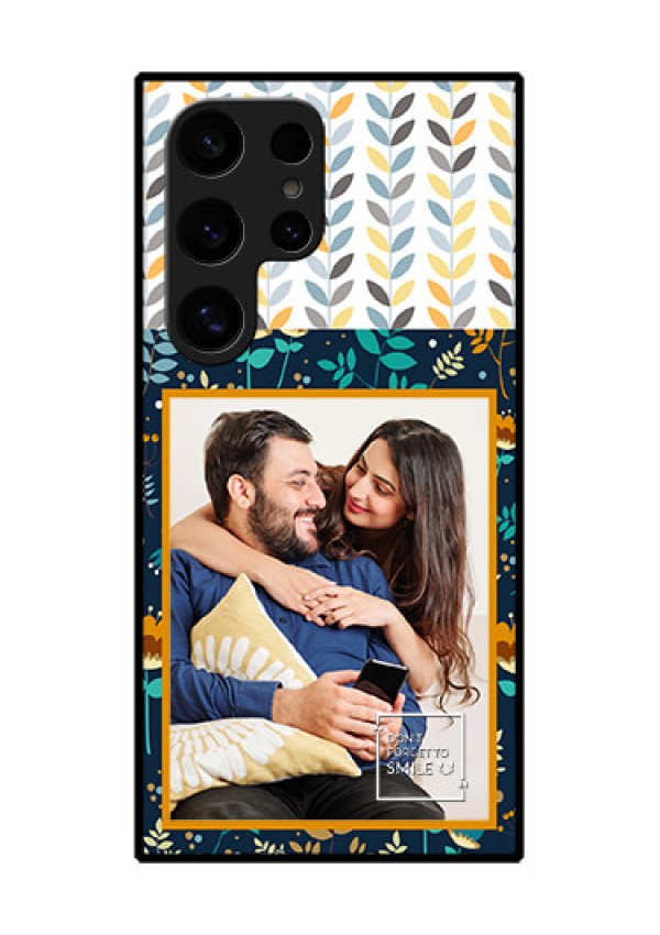 Samsung Galaxy S24 Ultra 5G Custom Glass Phone Case - Pattern Design