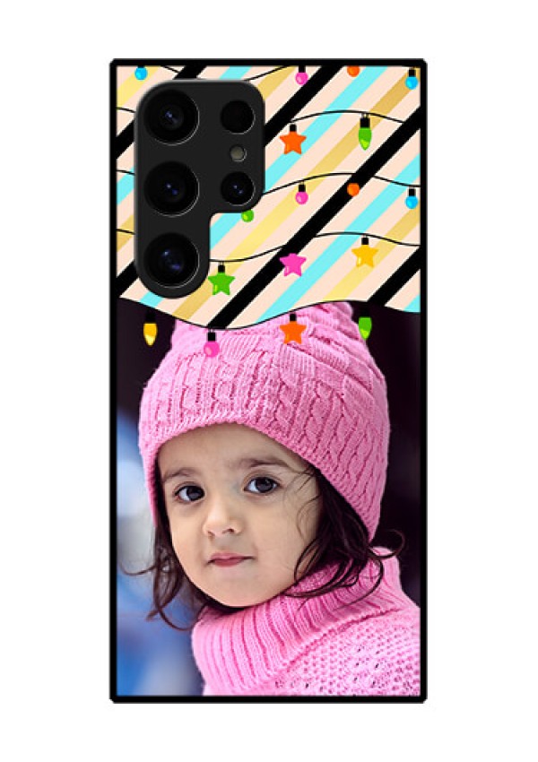Samsung Galaxy S24 Ultra 5G Custom Glass Phone Case - Lights Hanging Design