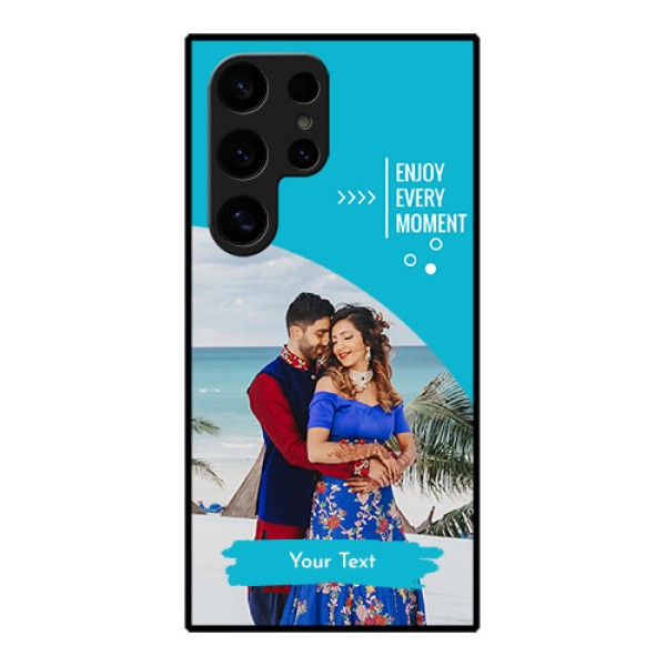 Samsung Galaxy S24 Ultra 5G Custom Glass Phone Case - Happy Moment Design