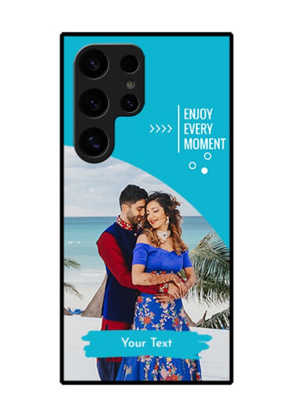 Samsung Galaxy S24 Ultra 5G Custom Glass Phone Case - Happy Moment Design