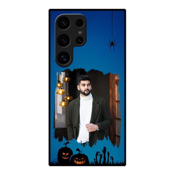 Samsung Galaxy S24 Ultra 5G Custom Glass Phone Case - With Pro Halloween Design Samsung Galaxy S24 Ultra 5G Custom Glass Phone Case - With Pro Halloween Design