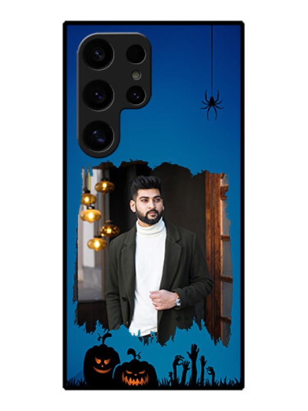 Custom Samsung Galaxy S24 Ultra 5G Custom Glass Phone Case - With Pro Halloween Design