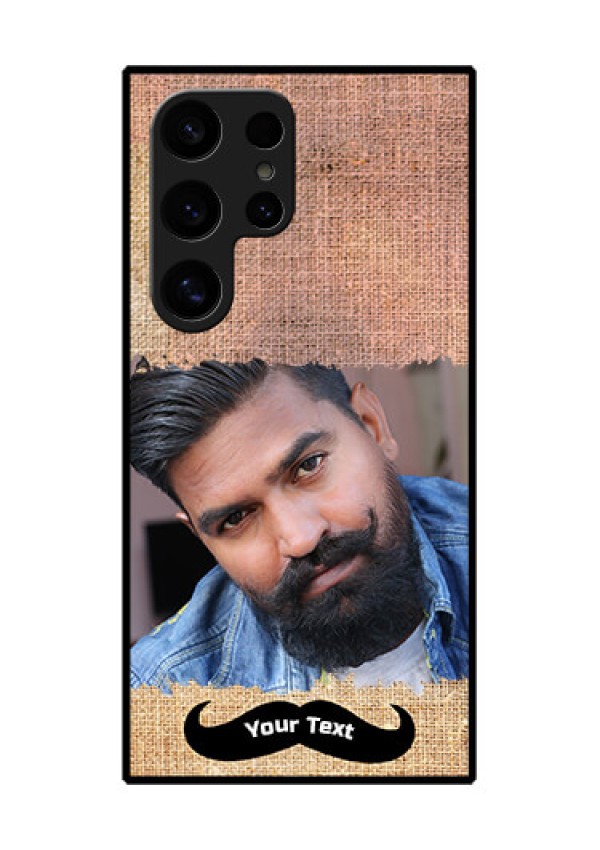 Samsung Galaxy S24 Ultra 5G Custom Glass Phone Case - With Texture Design