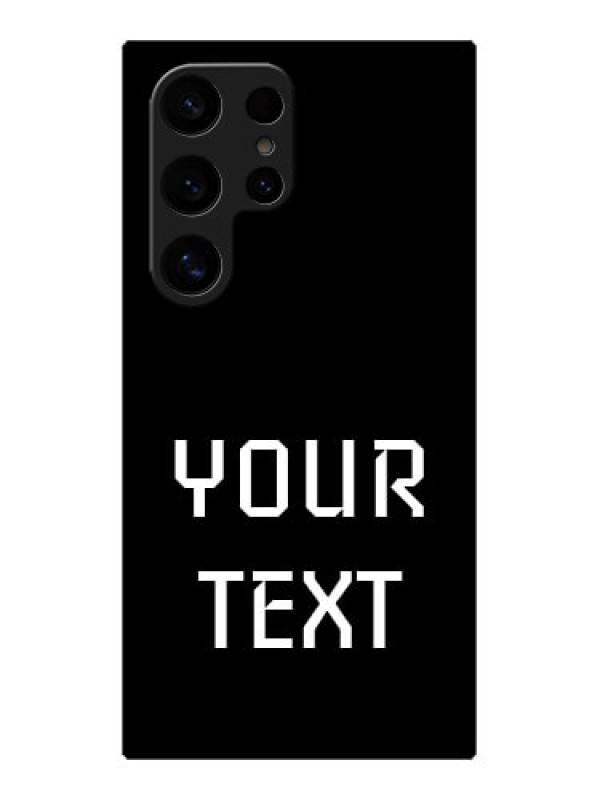 Custom Samsung Galaxy S24 Ultra 5G Custom Glass Phone Case - Your Name Design
