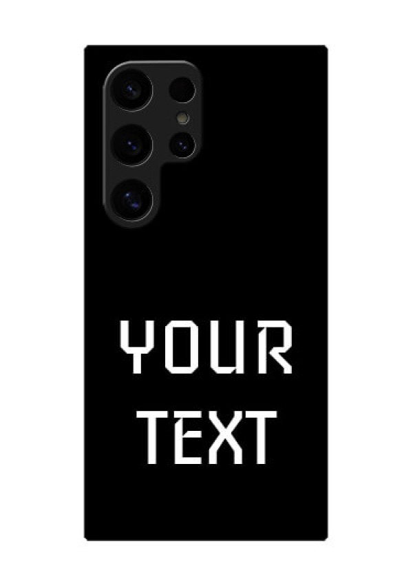 Samsung Galaxy S24 Ultra 5G Custom Glass Phone Case - Your Name Design