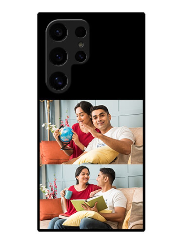 Custom Samsung Galaxy S24 Ultra 5G Custom Glass Phone Case - 2 Images Design